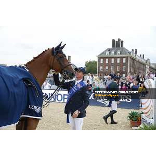 LGCT of London - Grand Prix - Prize giving ceremony - Ben Maher (GBR) - London, Royal Hospital Chelsea - 3 August 2019 - ph.Stefano Grasso/LGCT
