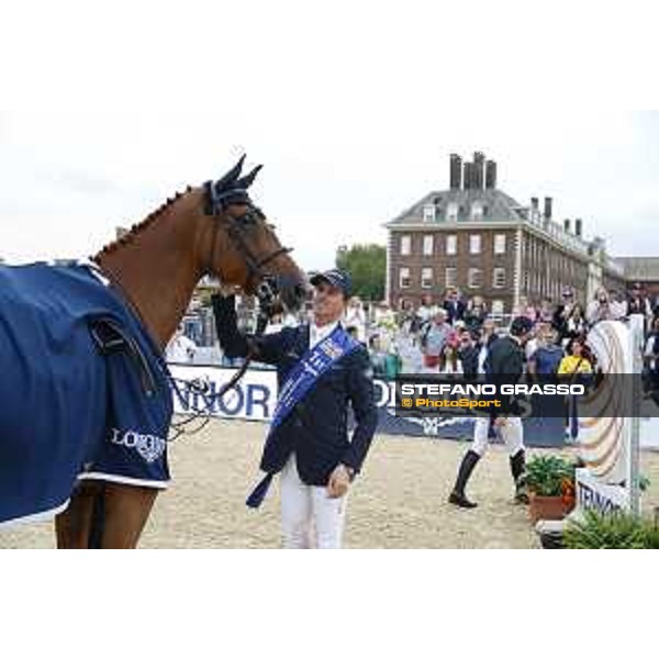 LGCT of London - Grand Prix - Prize giving ceremony - Ben Maher (GBR) - London, Royal Hospital Chelsea - 3 August 2019 - ph.Stefano Grasso/LGCT