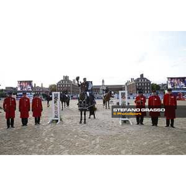 LGCT of London - Prize giving ceremony - Harrie Smolders (NED) - London, Royal Hospital Chelsea - 2 August 2019 - ph.Stefano Grasso/LGCT