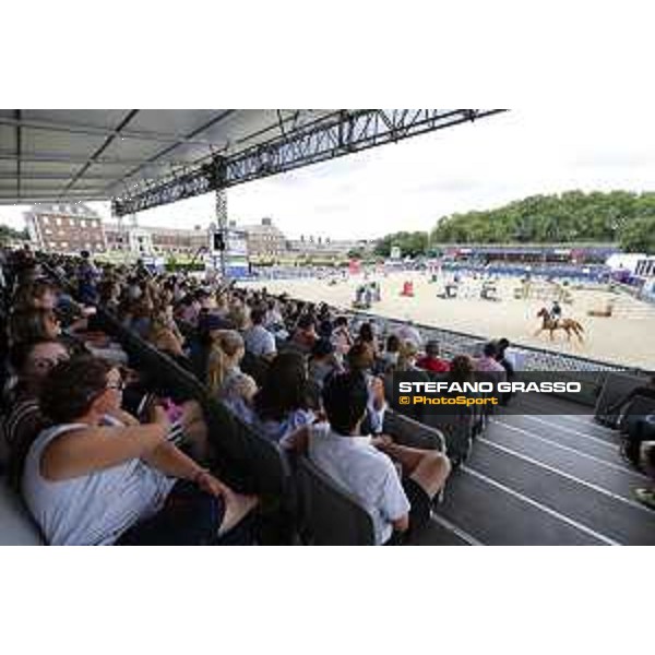 LGCT of London - general view, arena view, panoramic view, wide view, full house, full vip lounge, crowd, public - London, Royal Hospital Chelsea - 3 August 2019 - ph.Stefano Grasso/LGCT
