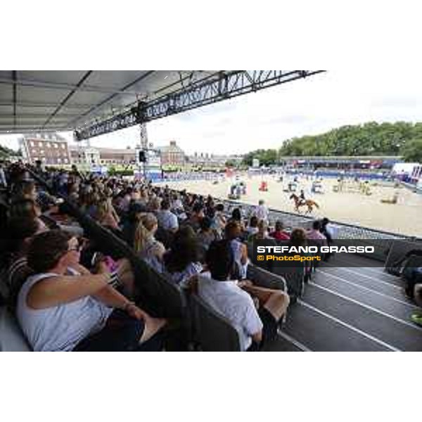 LGCT of London - general view, arena view, panoramic view, wide view, full house, full vip lounge, crowd, public - London, Royal Hospital Chelsea - 3 August 2019 - ph.Stefano Grasso/LGCT