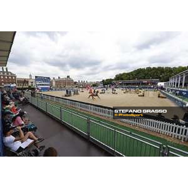 LGCT of London - general view, arena view, panoramic view, wide view, full house, full vip lounge, crowd, public - London, Royal Hospital Chelsea - 3 August 2019 - ph.Stefano Grasso/LGCT
