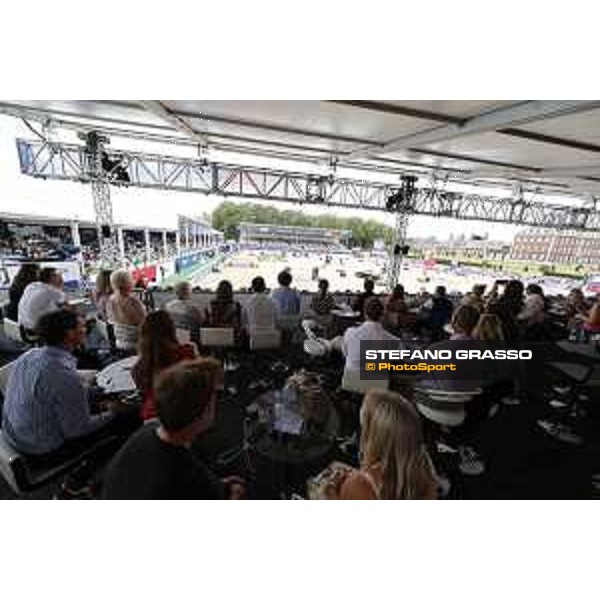 LGCT of London - general view, arena view, panoramic view, wide view, full house, full vip lounge, crowd, public - London, Royal Hospital Chelsea - 3 August 2019 - ph.Stefano Grasso/LGCT