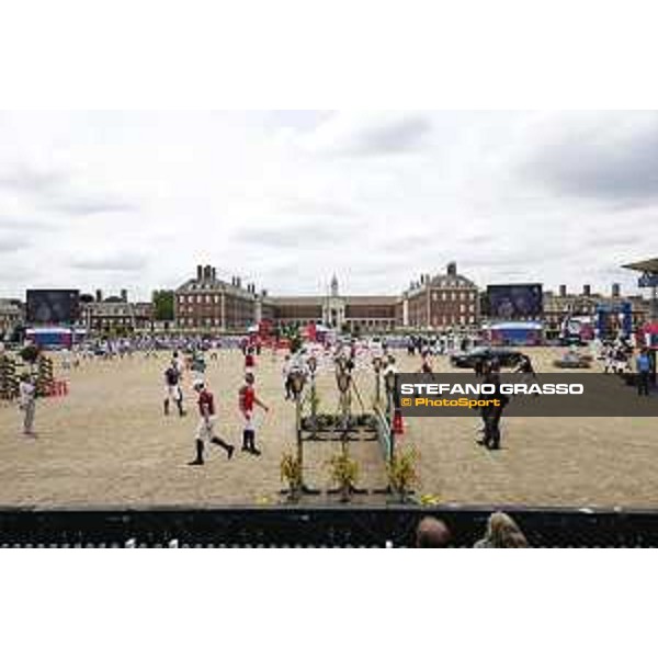 LGCT of London - general view, arena view, panoramic view, wide view, full house, full vip lounge, crowd, public - London, Royal Hospital Chelsea - 3 August 2019 - ph.Stefano Grasso/LGCT