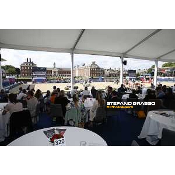 LGCT of London - general view, arena view, panoramic view, wide view, full house, full vip lounge, crowd, public - London, Royal Hospital Chelsea - 2 August 2019 - ph.Stefano Grasso/LGCT