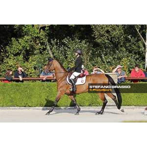 LGCT of Valkenswaard - Grand Prix - Georgina Bloomberg (USA) on Quibelle - Valkenswaard , Tops International Arena - 10 August 2019 - ph.Stefano Grasso/LGCT
