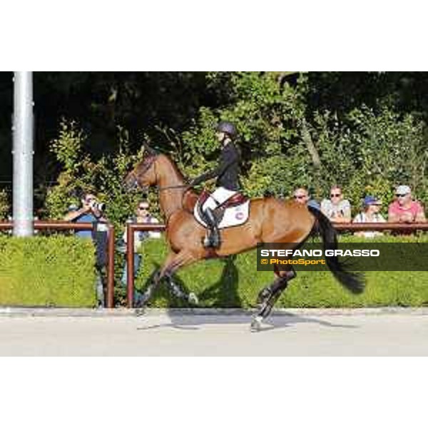 LGCT of Valkenswaard - Grand Prix - Georgina Bloomberg (USA) on Quibelle - Valkenswaard , Tops International Arena - 10 August 2019 - ph.Stefano Grasso/LGCT