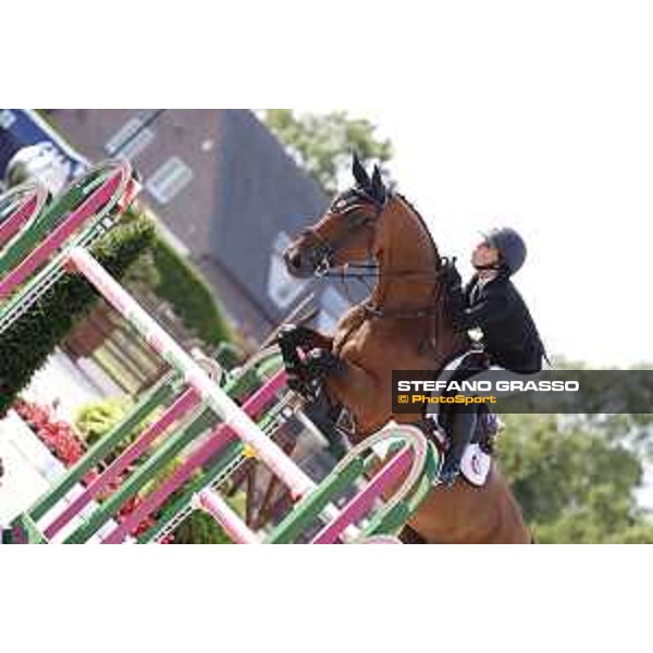 LGCT of Valkenswaard - Grand Prix - Georgina Bloomberg (USA) on Quibelle - Valkenswaard , Tops International Arena - 10 August 2019 - ph.Stefano Grasso/LGCT