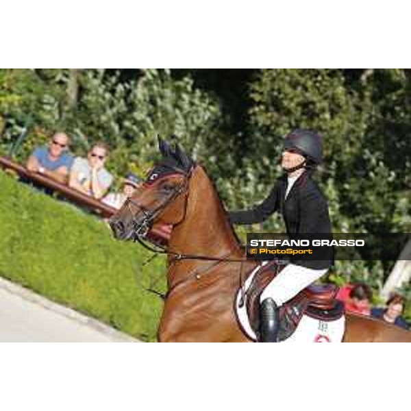 LGCT of Valkenswaard - Grand Prix - Georgina Bloomberg (USA) on Quibelle - Valkenswaard , Tops International Arena - 10 August 2019 - ph.Stefano Grasso/LGCT
