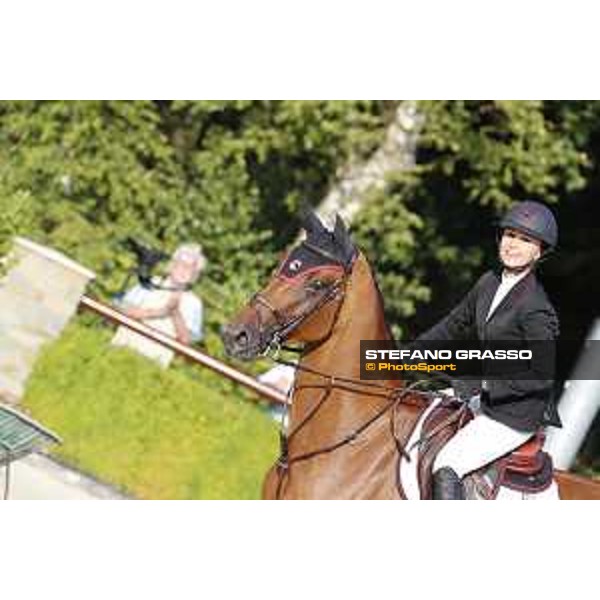 LGCT of Valkenswaard - Grand Prix - Georgina Bloomberg (USA) on Quibelle - Valkenswaard , Tops International Arena - 10 August 2019 - ph.Stefano Grasso/LGCT
