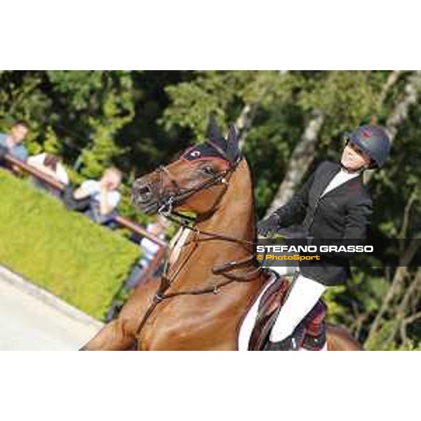 LGCT of Valkenswaard - Grand Prix - Georgina Bloomberg (USA) on Quibelle - Valkenswaard , Tops International Arena - 10 August 2019 - ph.Stefano Grasso/LGCT