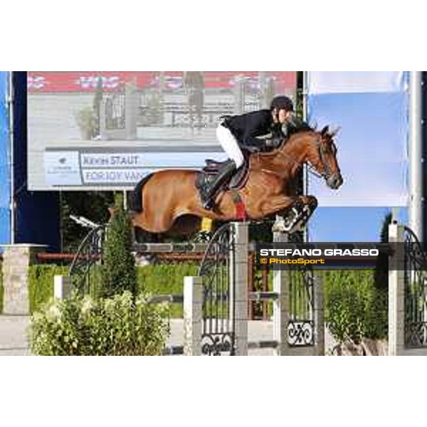LGCT of Valkenswaard - Grand Prix - Kevin Staut (FRA) on For Joy van?t Zorgvliet HDC - Valkenswaard , Tops International Arena - 10 August 2019 - ph.Stefano Grasso/LGCT