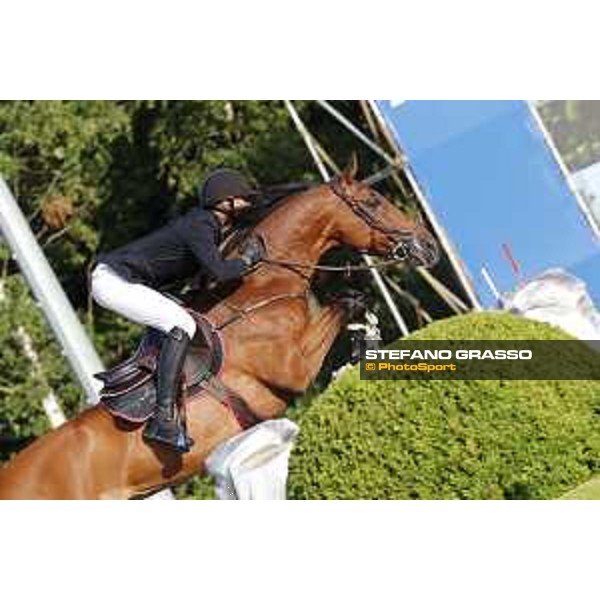 LGCT of Valkenswaard - Grand Prix - Kevin Staut (FRA) on For Joy van?t Zorgvliet HDC - Valkenswaard , Tops International Arena - 10 August 2019 - ph.Stefano Grasso/LGCT