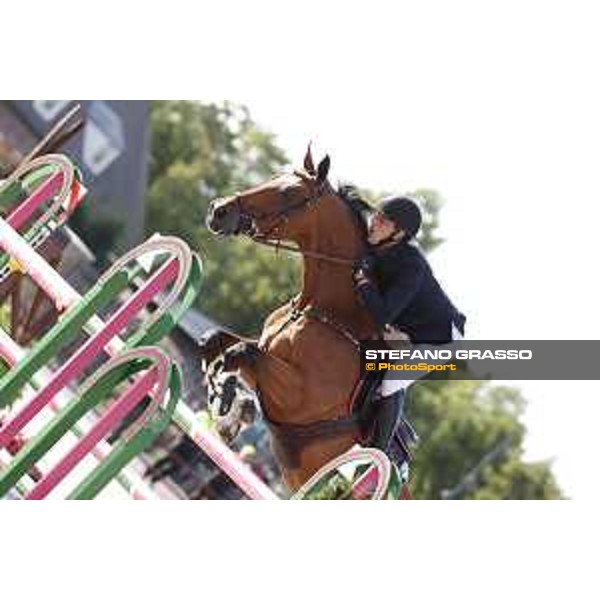 LGCT of Valkenswaard - Grand Prix - Kevin Staut (FRA) on For Joy van?t Zorgvliet HDC - Valkenswaard , Tops International Arena - 10 August 2019 - ph.Stefano Grasso/LGCT