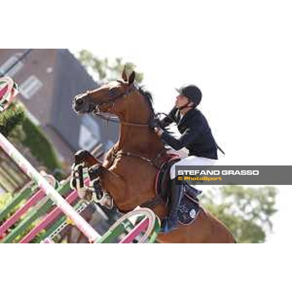 LGCT of Valkenswaard - Grand Prix - Kevin Staut (FRA) on For Joy van?t Zorgvliet HDC - Valkenswaard , Tops International Arena - 10 August 2019 - ph.Stefano Grasso/LGCT