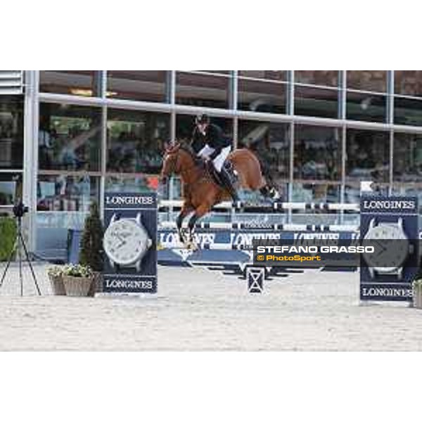 LGCT of Valkenswaard - Grand Prix - Kevin Staut (FRA) on For Joy van?t Zorgvliet HDC - Valkenswaard , Tops International Arena - 10 August 2019 - ph.Stefano Grasso/LGCT