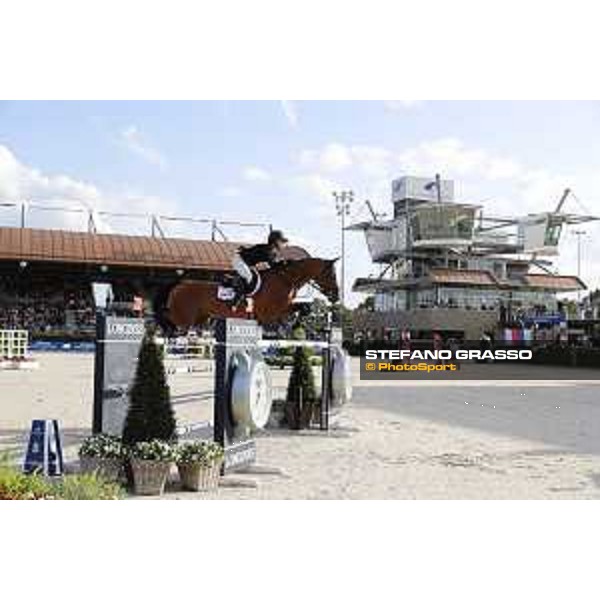 LGCT of Valkenswaard - Grand Prix - Georgina Bloomberg (USA) on Quibelle - Valkenswaard , Tops International Arena - 10 August 2019 - ph.Stefano Grasso/LGCT