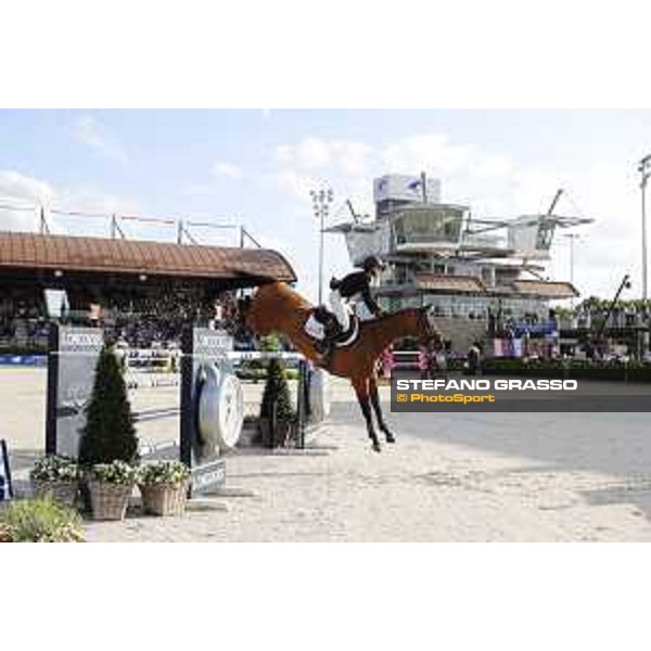 LGCT of Valkenswaard - Grand Prix - Georgina Bloomberg (USA) on Quibelle - Valkenswaard , Tops International Arena - 10 August 2019 - ph.Stefano Grasso/LGCT