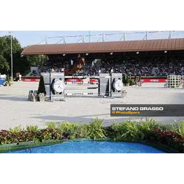 LGCT of Valkenswaard - Grand Prix - Kevin Staut (FRA) on For Joy van?t Zorgvliet HDC - Valkenswaard , Tops International Arena - 10 August 2019 - ph.Stefano Grasso/LGCT