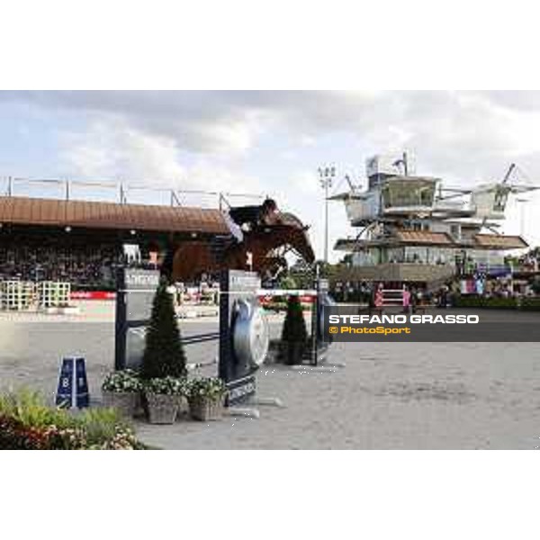 LGCT of Valkenswaard - Grand Prix - Kevin Staut (FRA) on For Joy van?t Zorgvliet HDC - Valkenswaard , Tops International Arena - 10 August 2019 - ph.Stefano Grasso/LGCT