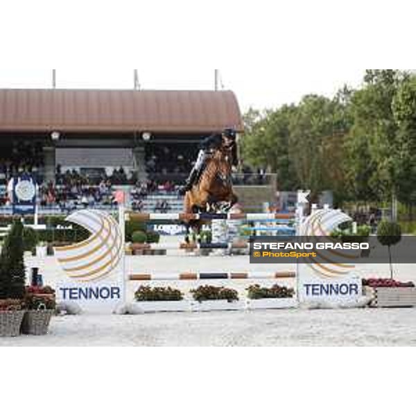 LGCT of Valkenswaard - Grand Prix - Kevin Staut (FRA) on For Joy van?t Zorgvliet HDC - Valkenswaard , Tops International Arena - 10 August 2019 - ph.Stefano Grasso/LGCT
