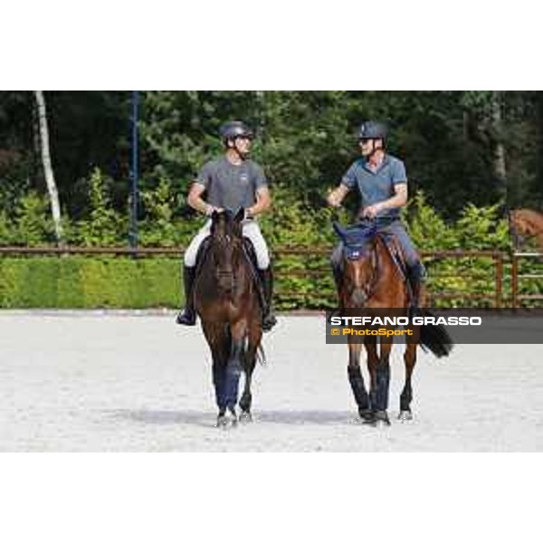LGCT of Valkenswaard - Behind the scenes - Nicola Philippaerts (BEL), Peder Fredricson (SWE) - Valkenswaard , Tops International Arena - 8 August 2019 - ph.Stefano Grasso/LGCT