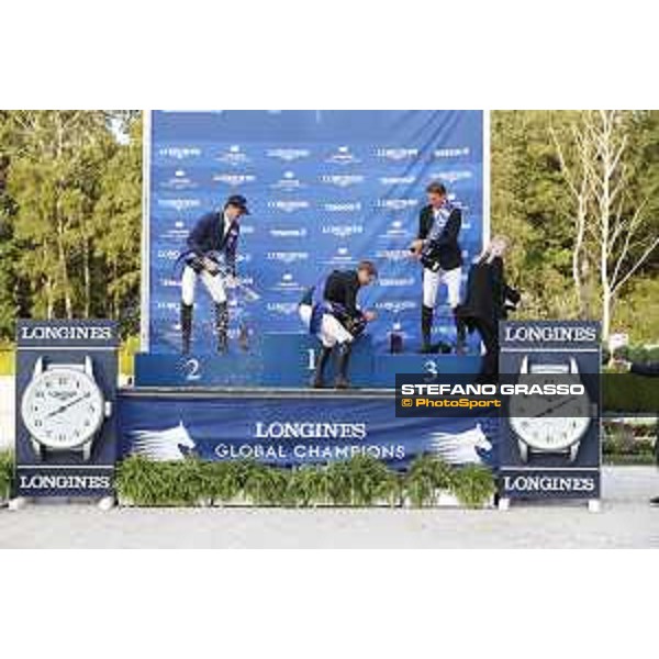 LGCT of Valkenswaard - Grand Prix Prize giving ceremony - Champagne shower - Valkenswaard , Tops International Arena - 10 August 2019 - ph.Stefano Grasso/LGCT