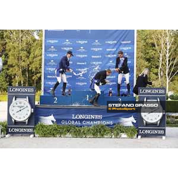 LGCT of Valkenswaard - Grand Prix Prize giving ceremony - Champagne shower - Valkenswaard , Tops International Arena - 10 August 2019 - ph.Stefano Grasso/LGCT