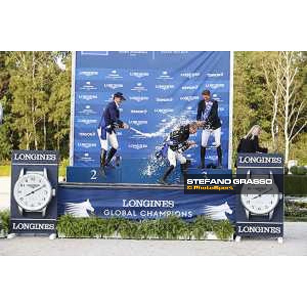 LGCT of Valkenswaard - Grand Prix Prize giving ceremony - Champagne shower - Valkenswaard , Tops International Arena - 10 August 2019 - ph.Stefano Grasso/LGCT