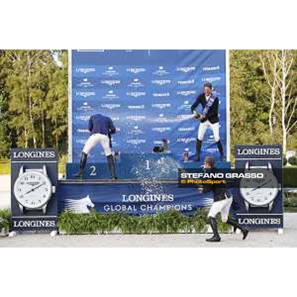 LGCT of Valkenswaard - Grand Prix Prize giving ceremony - Champagne shower - Valkenswaard , Tops International Arena - 10 August 2019 - ph.Stefano Grasso/LGCT