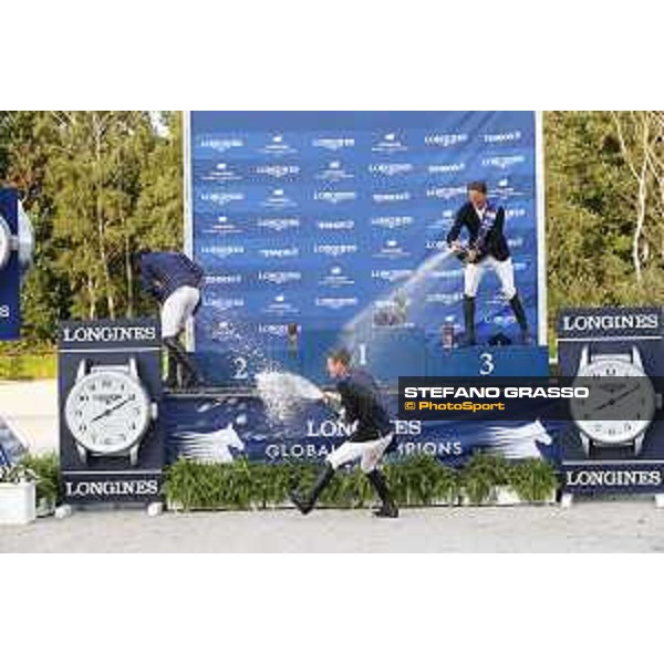 LGCT of Valkenswaard - Grand Prix Prize giving ceremony - Champagne shower - Valkenswaard , Tops International Arena - 10 August 2019 - ph.Stefano Grasso/LGCT