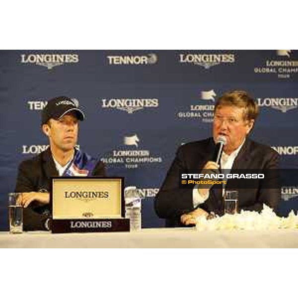 LGCT of Valkenswaard - Grand Prix Press conference- Maikel Van Der Vleuten (NED), Jan Tops - Valkenswaard , Tops International Arena - 10 August 2019 - ph.Stefano Grasso/LGCT