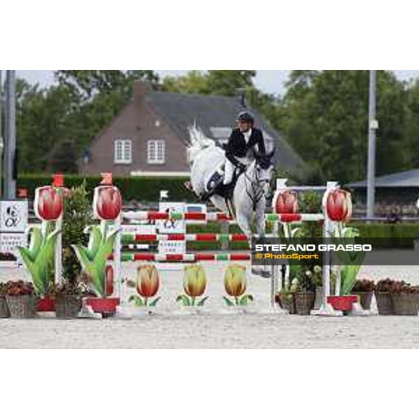 LGCT of Valkenswaard - Simon Delestre (FRA) on Filou Carlo Zimequest - Valkenswaard , Tops International Arena - 11 August 2019 - ph.Stefano Grasso/LGCT