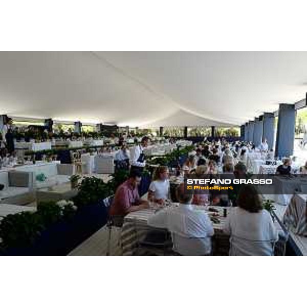 LGCT of St Tropez - general view, arena view, full vip lounge, full house, crowd, public, wide view, panoramic view - St Tropez, Ramatuelle Beach - 12 September 2019 - ph.Stefano Grasso/LGCT