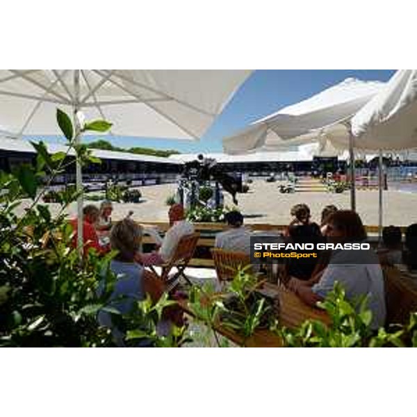 LGCT of St Tropez - general view, arena view, full vip lounge, full house, crowd, public, wide view, panoramic view - St Tropez, Ramatuelle Beach - 12 September 2019 - ph.Stefano Grasso/LGCT
