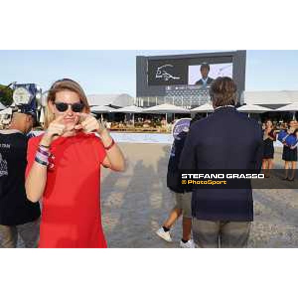 LGCT of St Tropez - Prize giving ceremony - Premiumares, Pieter Devos (BEL) , Milena Pappas - St Tropez, Ramatuelle Beach - 13 September 2019 - ph.Stefano Grasso/LGCT