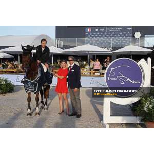 LGCT of St Tropez - Prize giving ceremony - Premiumares, Pieter Devos (BEL) , Milena Pappas - St Tropez, Ramatuelle Beach - 13 September 2019 - ph.Stefano Grasso/LGCT