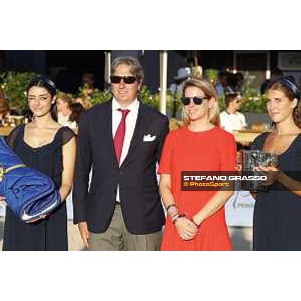 LGCT of St Tropez - Prize giving ceremony - Premiumares, Pieter Devos (BEL) , Milena Pappas - St Tropez, Ramatuelle Beach - 13 September 2019 - ph.Stefano Grasso/LGCT