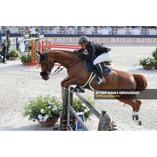 LGCT of St Tropez - Grand Prix - Olivier Robert (FRA) on Tempo de Paban - St Tropez, Ramatuelle Beach - 14 September 2019 - ph.Stefano Grasso/LGCT
