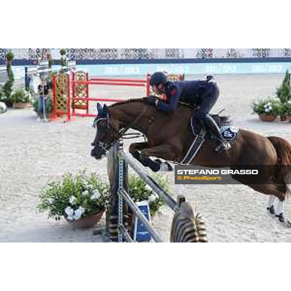 LGCT of St Tropez - Grand Prix - Lorenzo de Luca (ITA) on Scuderia 1918 Halifax van het Kluizebos - St Tropez, Ramatuelle Beach - 14 September 2019 - ph.Stefano Grasso/LGCT