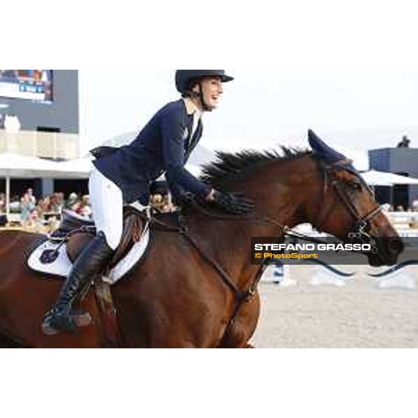 LGCT of St Tropez - Grand Prix - Jessica Springsteen (USA) on RMF Zecilie - St Tropez, Ramatuelle Beach - 14 September 2019 - ph.Stefano Grasso/LGCT