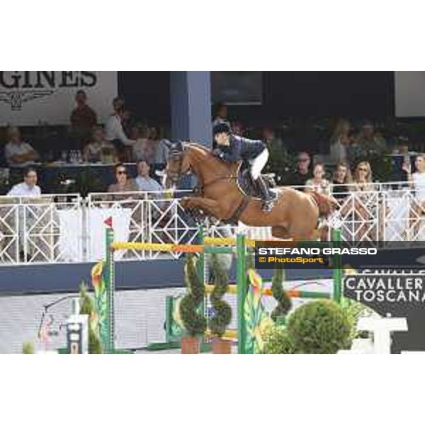 LGCT of St Tropez - Grand Prix - Edwina Tops-Alexander (AUS) on Casquell - St Tropez, Ramatuelle Beach - 14 September 2019 - ph.Stefano Grasso/LGCT
