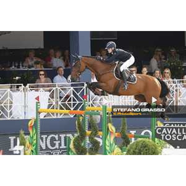 LGCT of St Tropez - Grand Prix - Evelina Tovek (SWE) on Winnetou de la Hamente Z - St Tropez, Ramatuelle Beach - 14 September 2019 - ph.Stefano Grasso/LGCT