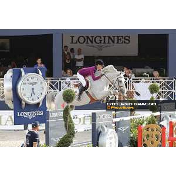 LGCT of St Tropez - Grand Prix - Luciana Diniz (POR) on Vertigo du Desert - St Tropez, Ramatuelle Beach - 14 September 2019 - ph.Stefano Grasso/LGCT