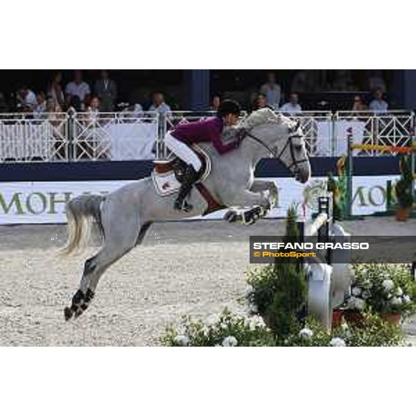 LGCT of St Tropez - Grand Prix - Luciana Diniz (POR) on Vertigo du Desert - St Tropez, Ramatuelle Beach - 14 September 2019 - ph.Stefano Grasso/LGCT
