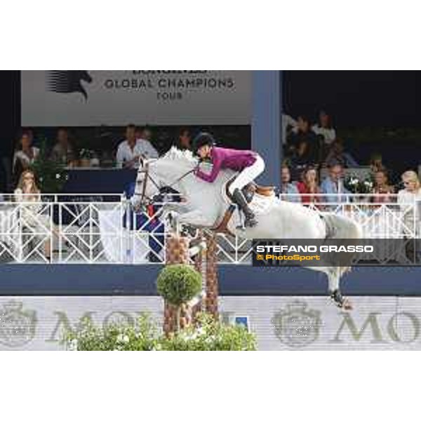 LGCT of St Tropez - Grand Prix - Luciana Diniz (POR) on Vertigo du Desert - St Tropez, Ramatuelle Beach - 14 September 2019 - ph.Stefano Grasso/LGCT