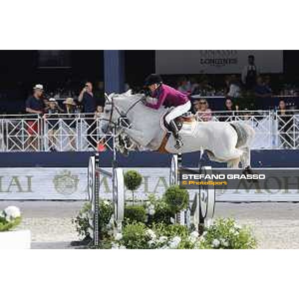 LGCT of St Tropez - Grand Prix - Luciana Diniz (POR) on Vertigo du Desert - St Tropez, Ramatuelle Beach - 14 September 2019 - ph.Stefano Grasso/LGCT