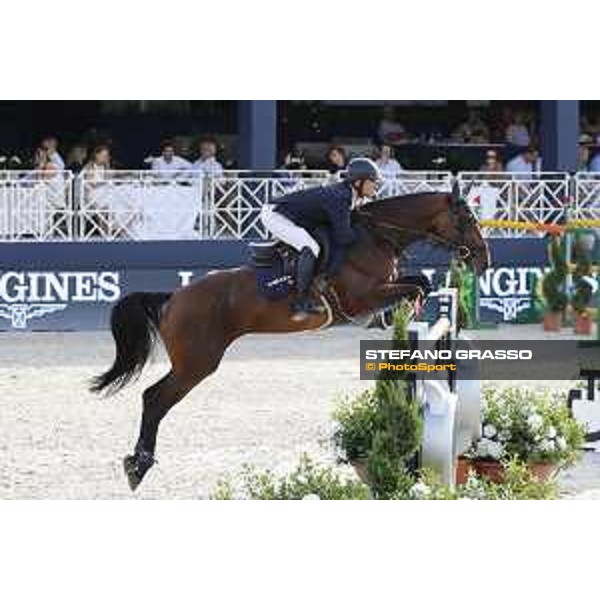 LGCT of St Tropez - Grand Prix - Olivier Perreau (FRA) on Venezia d\'Aiguilly - St Tropez, Ramatuelle Beach - 14 September 2019 - ph.Stefano Grasso/LGCT