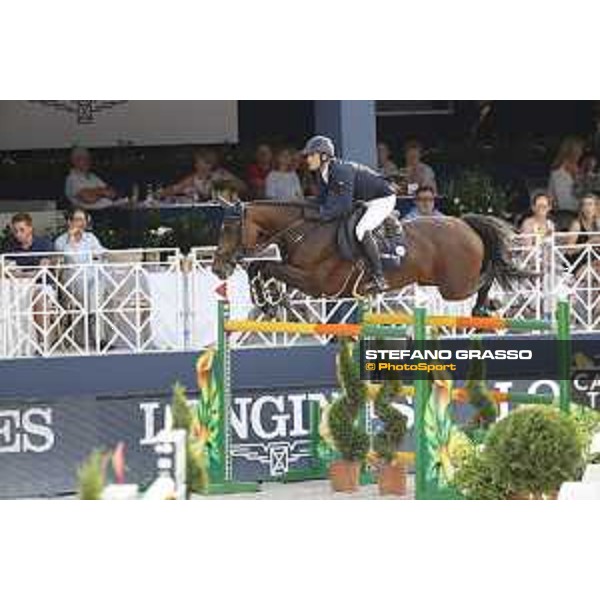 LGCT of St Tropez - Grand Prix - Olivier Perreau (FRA) on Venezia d\'Aiguilly - St Tropez, Ramatuelle Beach - 14 September 2019 - ph.Stefano Grasso/LGCT