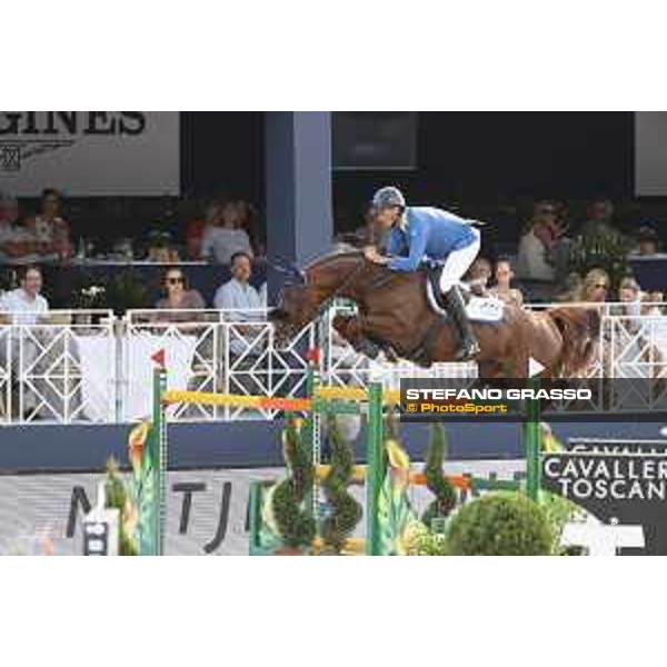 LGCT of St Tropez - Grand Prix - Christian Ahlmann (GER) on Take A Chance on me Z - St Tropez, Ramatuelle Beach - 14 September 2019 - ph.Stefano Grasso/LGCT